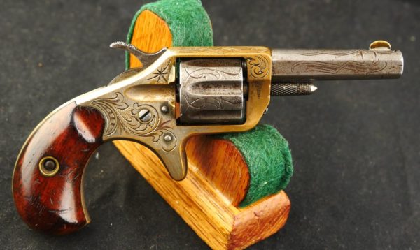 079-1220-9078, Colt Newline .22, 7 shot with crisp factory engraving. BUY NOW