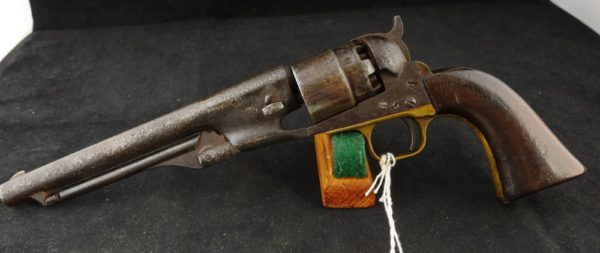 079-1020-9082, Very Early Colt M-1860 Army, 4 screw frame. BLOWOUT