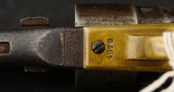 079-1020-9082, Very Early Colt M-1860 Army, 4 screw frame. BLOWOUT - Image 3