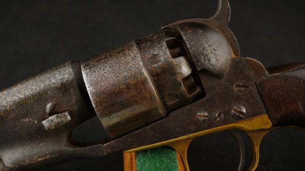 079-1020-9082, Very Early Colt M-1860 Army, 4 screw frame. BLOWOUT - Image 9