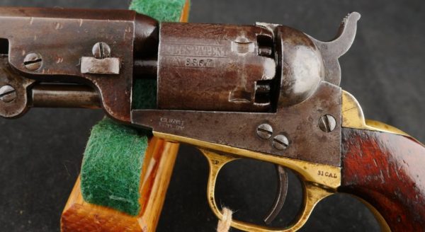 079-1020-9092, Colt M-1849 4 inch pocket, 80% strong cylinder scene. BLOWOUT - Image 5