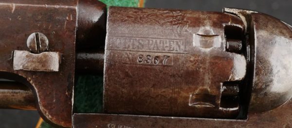 079-1020-9092, Colt M-1849 4 inch pocket, 80% strong cylinder scene. BLOWOUT - Image 10