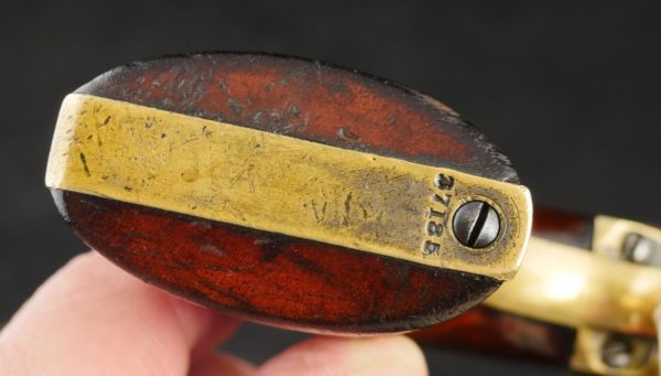 079-1020-9154, Early Colt M-1851 Navy with thin profile early burl grips. BUY NOW - Image 11