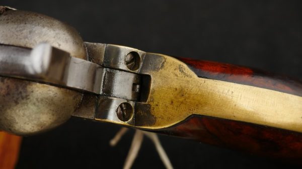 079-1020-9154, Early Colt M-1851 Navy with thin profile early burl grips. BUY NOW - Image 4