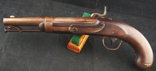 079-1120-9148, US Johnson Flint Pistol with Military conversion to percussion. BUY NOW - Image 2