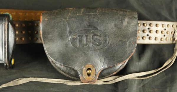 GR87-1120-1008, Civilian Cowboy Leather Belt with brass studs. BLOWOUT - Image 2