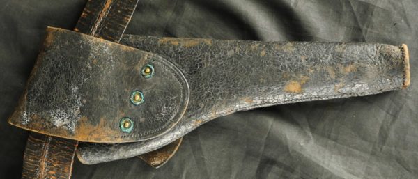 GR87-0121-1009, Indian War Military Belt, buckle, holster and cartridge box. BLOWOUT - Image 4