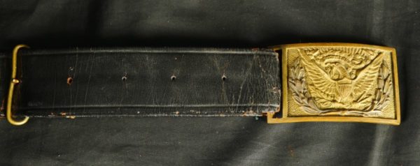 GR87-0121-1009, Indian War Military Belt, buckle, holster and cartridge box. BLOWOUT - Image 7