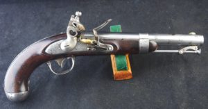 079-1020-9144, US Johnson M-1836 Flint Pistol, appears unfired. BUY NOW