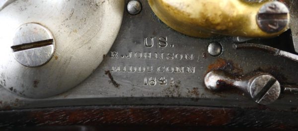 079-1020-9144, US Johnson M-1836 Flint Pistol, appears unfired. BUY NOW - Image 12
