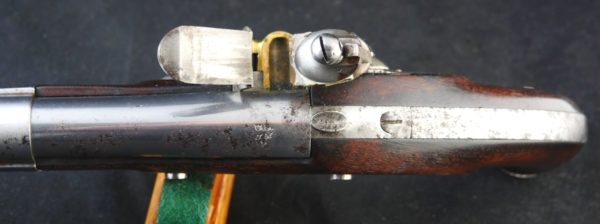 079-1020-9144, US Johnson M-1836 Flint Pistol, appears unfired. BUY NOW - Image 4