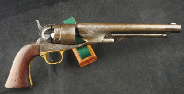 079-1220-2912, Colt M-1860 Army with fine Engraving in Gustov Young Style. BUY NOW