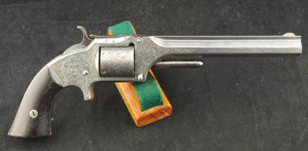 079-1220-2901, Engraved Smith and Wesson #2 Old Model Army. BLOWOUT