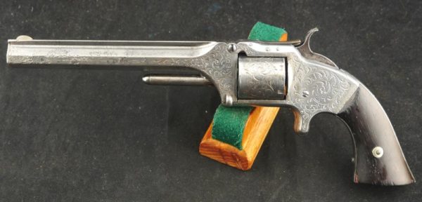 079-1220-2901, Engraved Smith and Wesson #2 Old Model Army. BLOWOUT - Image 2