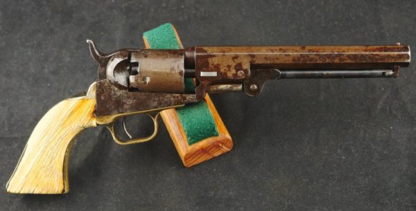079-1220-2911, Colt M-1849 with wonderful carved ivory grips. BUY NOW - Image 2
