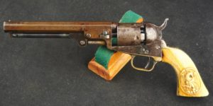 079-1220-2911, Colt M-1849 with wonderful carved ivory grips. BUY NOW