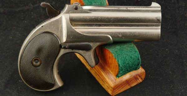 301-0121-1111, Remington Double Deringer, 2 shot, .41 RF. BLOWOUT