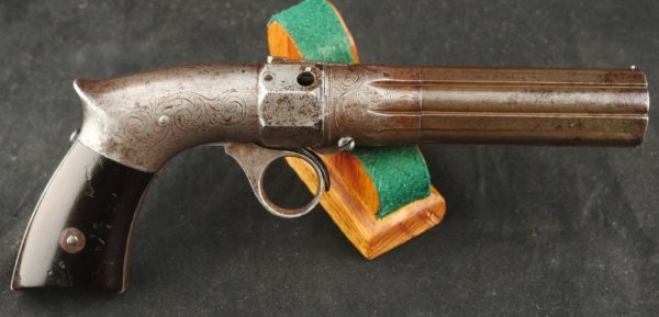 GR79-0221-1830, Robbins and Lawrence 5 shot SA pepperbox. BLOWOUT