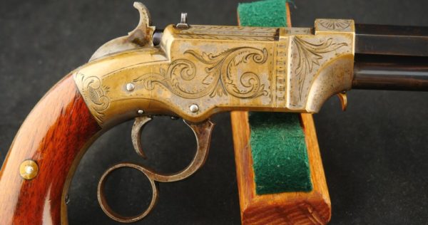 GR79-0121-5007, Volcanic Lever Action #1 Pocket Pistol. Engraved. BUY NOW - Image 5
