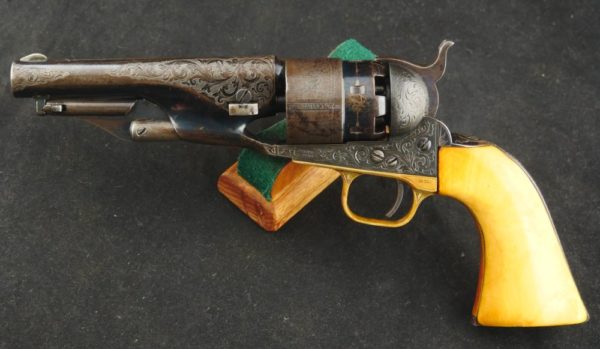 079-0221-2927, Engraved Colt Model 1860 Army Percussion Revolver. BUY NOW - Image 2