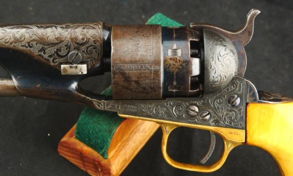 079-0221-2927, Engraved Colt Model 1860 Army Percussion Revolver. BUY NOW - Image 7