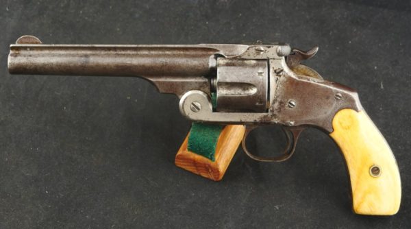 079-0221-2941, Smith & Wesson New Model No. 3 Revolver with original ivory grips. BUY NOW - Image 2