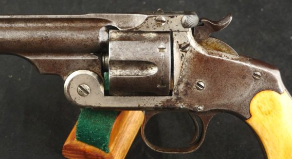 079-0221-2941, Smith & Wesson New Model No. 3 Revolver with original ivory grips. BUY NOW - Image 6