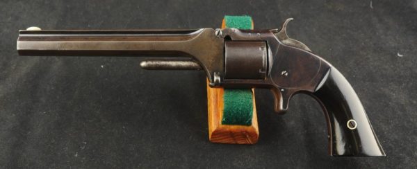 079-0221-7566, Smith and Wesson Old Model Army .32 RF, 6 shot, #15xxx well within Civil War range. BUY NOW - Image 10