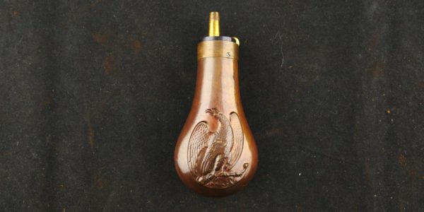 079-0321-0992, Lot of collectible pistol flasks. Fine to excellent overall. BUY NOW - Image 8