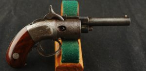 079-0321-7576, Springfield Pocket 6 shot revolver in .28 cal, Early Model. Marked WARNER PATENT, BUY NOW