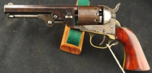 GR79-0321-5073, Manhattan Navy, 5 inch, .36, 5 shot. 95% cylinder scene. BUY NOW
