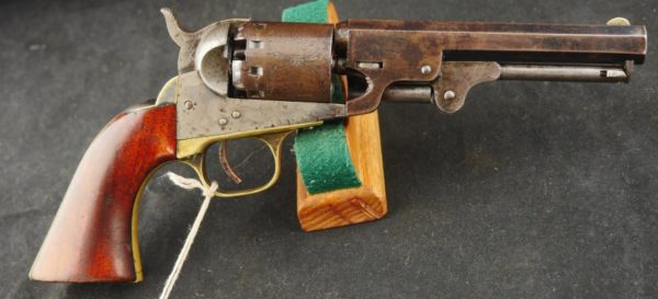 GR79-0321-5073, Manhattan Navy, 5 inch, .36, 5 shot. 95% cylinder scene. BUY NOW - Image 2