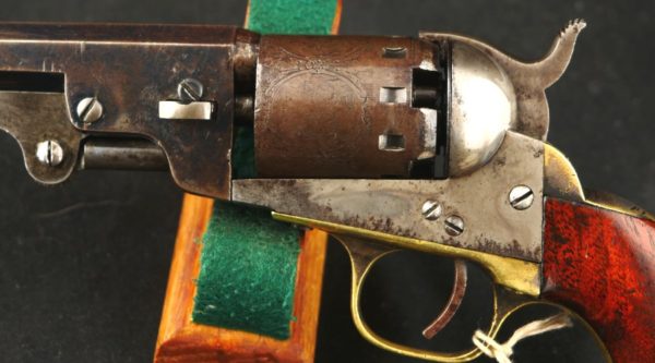 GR79-0321-5073, Manhattan Navy, 5 inch, .36, 5 shot. 95% cylinder scene. BUY NOW - Image 6