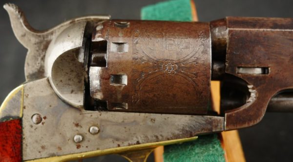 GR79-0321-5073, Manhattan Navy, 5 inch, .36, 5 shot. 95% cylinder scene. BUY NOW - Image 9