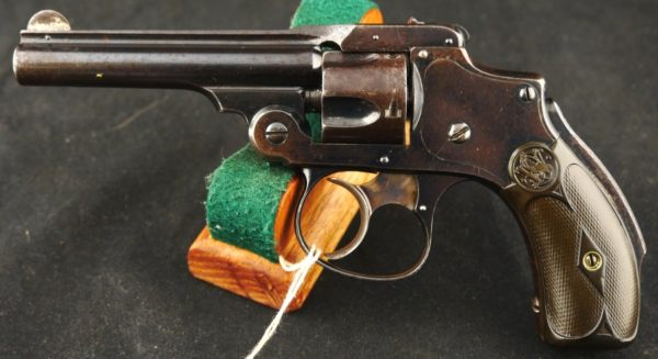 GR79-0321-5093, PRE-1890, S&W Antique Safety Hammerless .32 CF, 5 shot, #12xxx. RARE BLUE BUY NOW - Image 2