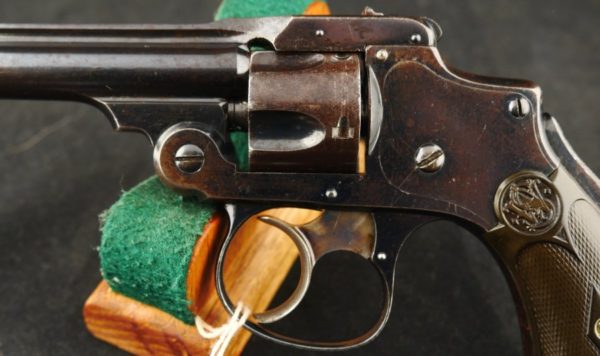 GR79-0321-5093, PRE-1890, S&W Antique Safety Hammerless .32 CF, 5 shot, #12xxx. RARE BLUE BUY NOW - Image 4