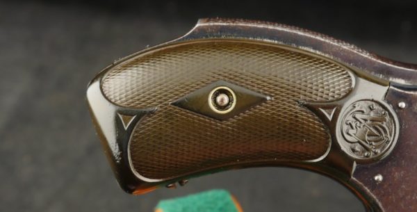 GR79-0321-5093, PRE-1890, S&W Antique Safety Hammerless .32 CF, 5 shot, #12xxx. RARE BLUE BUY NOW - Image 7