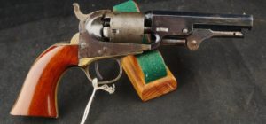 079-0421-7608 Colt M-1849, 4-inch pocket, 5 shot. Excellent grips, 90% strong scene, 60% silver. BUY NOW