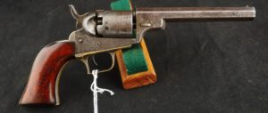 079-0421-7623, Colt M-1848 Baby Dragoon, .31 Cal, 5 shot with a 5-inch barrel. Inscribed: A.G. Davis, BUY NOW