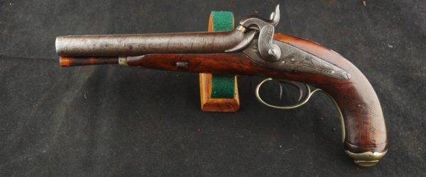 GR79-0421-5108, Continental Double Barrel Percussion Pistol. BLOWOUT - Image 9