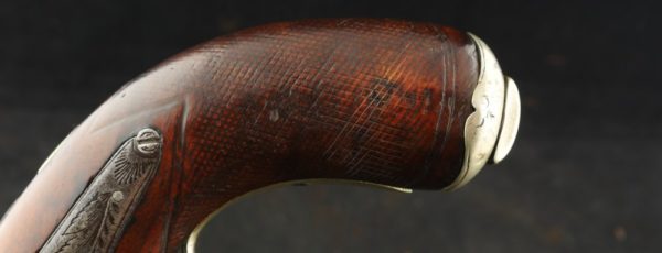 GR79-0421-5108, Continental Double Barrel Percussion Pistol. BLOWOUT - Image 12