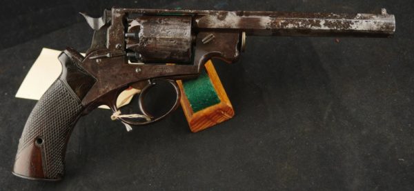 GR79-0421-5117, Mass Arms Adams Patent Navy Revolver. Possibly Confederate. BLOWOUT