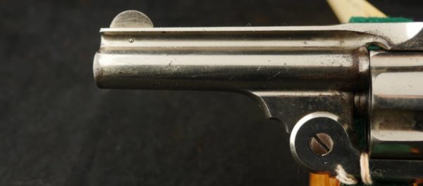 GR79-0421-5130, Smith and Wesson #2, 2nd Model with 90% bright original nickel. BLOWOUT - Image 11