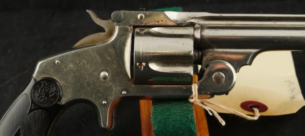 GR79-0421-5130, Smith and Wesson #2, 2nd Model with 90% bright original nickel. BLOWOUT - Image 8