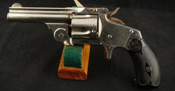 GR79-0421-5130, Smith and Wesson #2, 2nd Model with 90% bright original nickel. BLOWOUT - Image 3