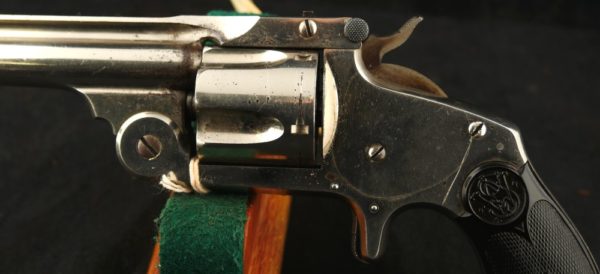 GR79-0421-5130, Smith and Wesson #2, 2nd Model with 90% bright original nickel. BLOWOUT - Image 2