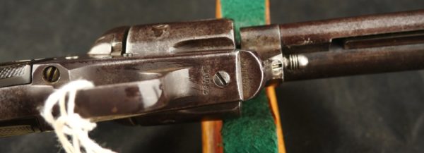 079-0421-7619, Antique Colt SA .45 cal, 6 shot with 5 7/8 inch barrel. COMES WITH LETTER, BUY NOW - Image 11