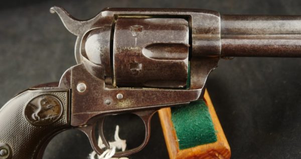 079-0421-7619, Antique Colt SA .45 cal, 6 shot with 5 7/8 inch barrel. COMES WITH LETTER, BUY NOW - Image 5
