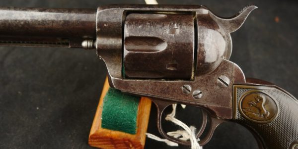 079-0421-7619, Antique Colt SA .45 cal, 6 shot with 5 7/8 inch barrel. COMES WITH LETTER, BUY NOW - Image 6