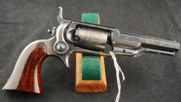 079-0521-7641, Colt Root Type II Special Order, .28 cal, 5 shot with 95% original tarnished silver. Untouched BUY NOW - Image 8